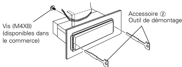 KENWOOD KRC-591 - Retrait de l'appareil - 1