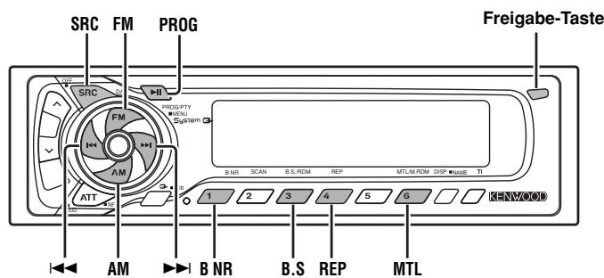 KENWOOD KRC-591 - Ändern der Sprache für die PTY-Funktion - 1