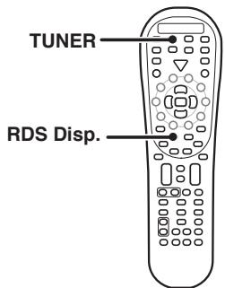 KENWOOD KRF-X9070D - Uso de la tecla RDS DISP (Visualizacion) - 1