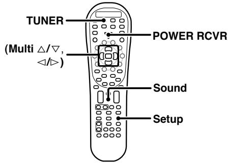 KENWOOD KRF-X9070D - Réglage des enceintes - 2