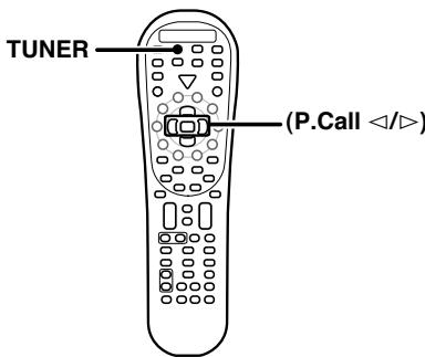 KENWOOD KRF-X9070D - Ricezione delle stazioni preselezionate in ordine (P.CALL) - 1