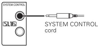 KENWOOD KRF-X9070D - Connecting the system control - 1