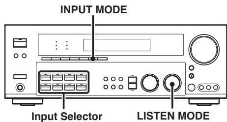 KENWOOD KRF-X9070D - Input mode settings - 1