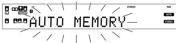 KENWOOD KRF-X9070D - Speichern von RDS-Sendern (RDS AUTO MEMORY) - 2