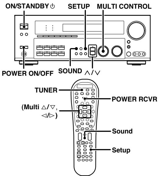 KENWOOD KRF-X9070D - Speaker settings - 1