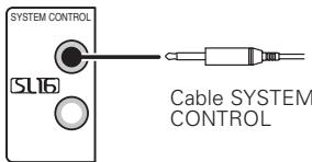 KENWOOD KRF-X9070D - Conexión del control de sistemas (SYSTEM CONTROL) - 1