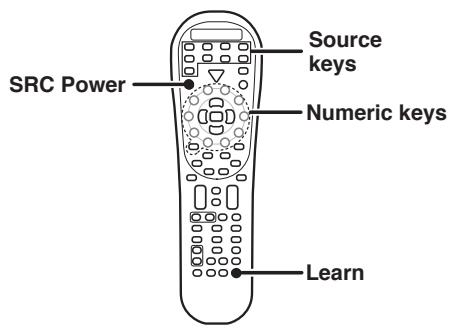 KENWOOD KRF-X9070D - Registering setup codes for other components - 1