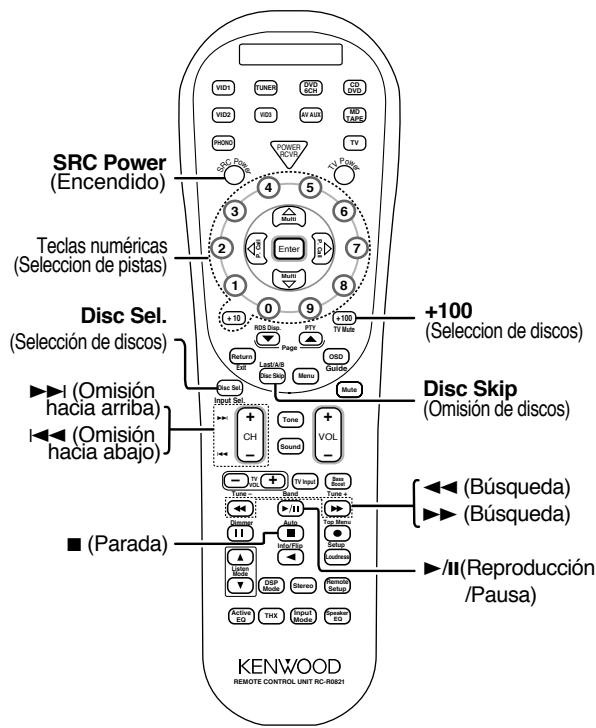 KENWOOD KRF-X9070D - Operaciones de platina de casetes, reproductor de CD y grabadora de MD - 2