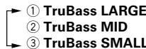 KENWOOD KRF-X9070D - Mode de réglage trubass (mode CS II uniquement) - 2