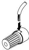 KENWOOD KRF-X9070D - Anschlieben der Lantsprecherkabel - 3