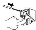 KENWOOD KRF-X9070D - Verbindung des AM-Antennenanschlusses - 2