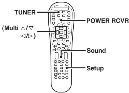 KENWOOD KRF-X9070D - Ajustes de altoz - 2
