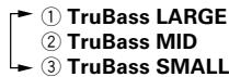 KENWOOD KRF-X9070D - Einstellmodus „TruBass" (nur CS II -Modus) - 2