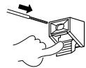 KENWOOD KRF-X9070D - Collegamento dei terminali dell'antenna AM - 2