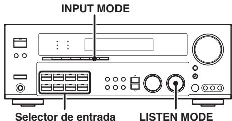 KENWOOD KRF-X9070D - Ajustes de modo de entrada - 1