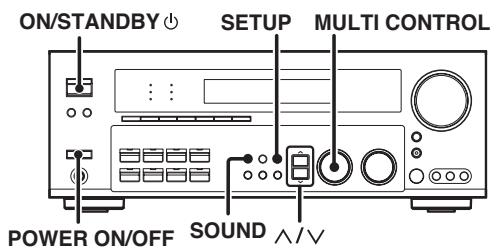 KENWOOD KRF-X9070D - Ajustes de altoz - 1