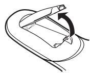 KENWOOD KRF-X9070D - Loading the batteries - 1