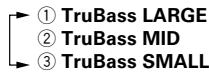 KENWOOD KRF-X9070D - TruBass adjustment mode (CS II mode only) - 2