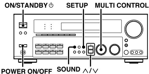 KENWOOD KRF-X9070D - Réglage des enceintes - 1