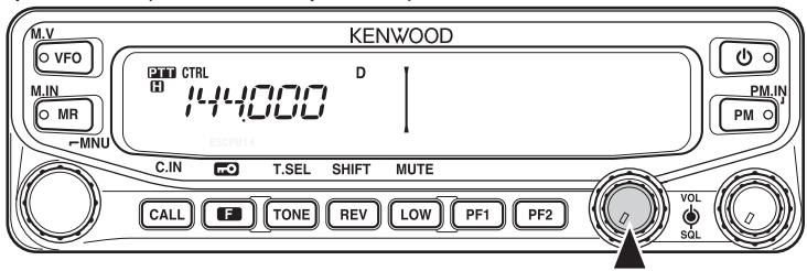 KENWOOD TM-V71A - Selection du mode DOUBLE LANDE/ mode SIMPLE LANDE - 2