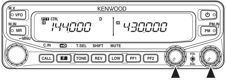 KENWOOD TM-V71A - Réglage du silencieux - 1