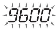 KENWOOD TM-V71A - Vitesse du terminal de donnees - 1