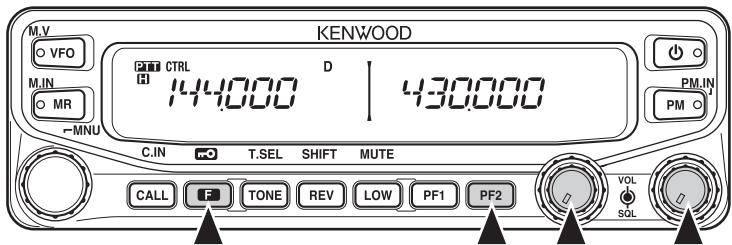 KENWOOD TM-V71A - Dommage de fréquence: - 1
