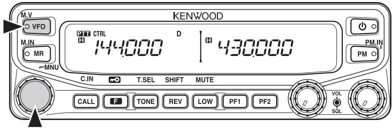 KENWOOD TM-V71A - Mode VFO - 1