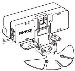 KENWOOD TM-V71A - Installation de la fixation du panneau - 4