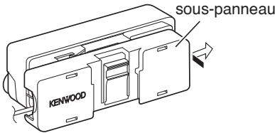 KENWOOD TM-V71A - Installation du sous-panneau - 2