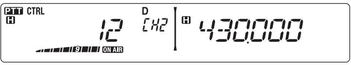 KENWOOD TM-V71A - Émission de codes DTMF sauvegardés - 3