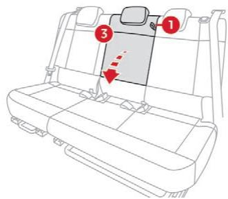 CITROEN C3 AIRCROSS - Rabattement depuis l'habitacle - 1