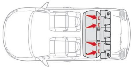 CITROEN C3 AIRCROSS - Fixations "ISOFIX - 1