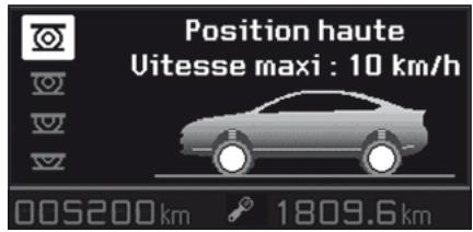CITROEN C5 AIRCROSS - Les changements de position ne s'effectuent que moteur tournant. - 2