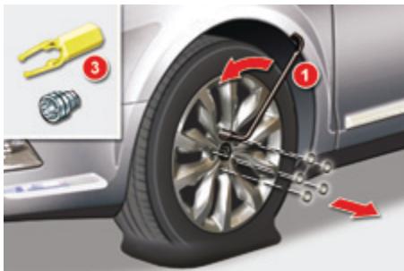 CITROEN C5 AIRCROSS - Avant de positionner le cric : - 1