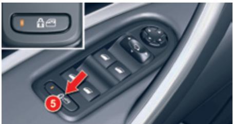 CITROEN C5 AIRCROSS - Neutralisation des commandes de lève-vitres et de portes arrête - 1