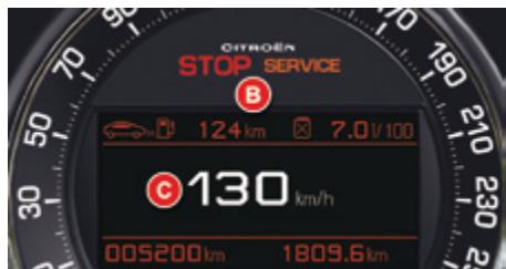 CITROEN C5 AIRCROSS - Dans l'écran du combiné - 2
