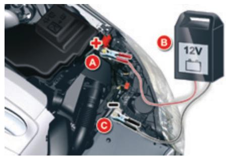 CITROEN C5 AIRCROSS - Recharger la batterie avec un chargeur de batterie - 2