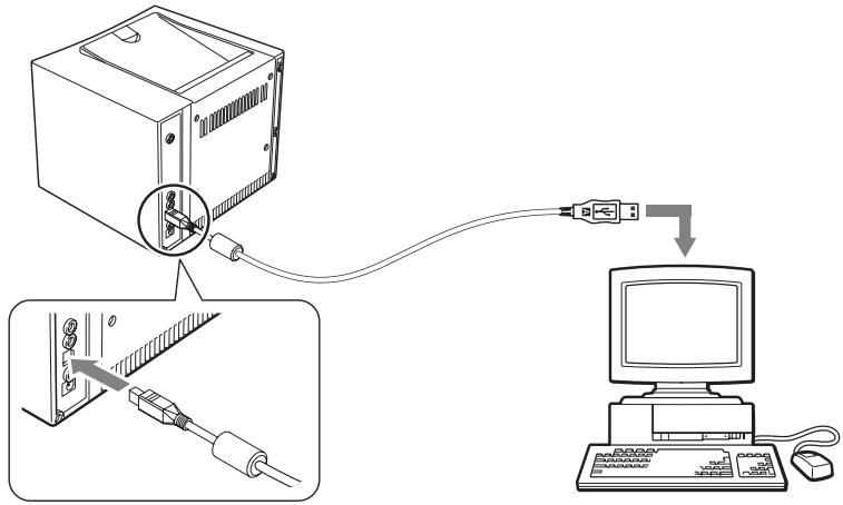 OLYMPUS P-10 - Anschlieben des Druckers an einen PC - 1