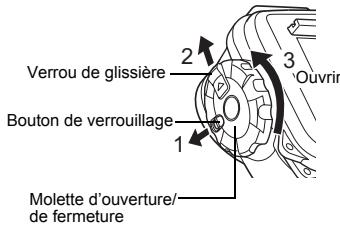 OLYMPUS PT-055 - Ouvrir le caisson - 1