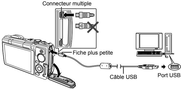 OLYMPUS STYLUS TG-870 - Connexion de l'appareil photo - 1