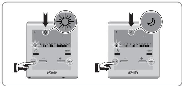 SOMFY THERMOSTAT ET RECEPTEUR 2401104 - Modification de la programmation du thermostat - 2