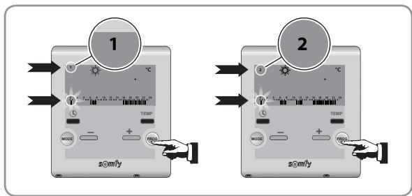 SOMFY THERMOSTAT ET RECEPTEUR 2401104 - Modification de la programmation du thermostat - 1
