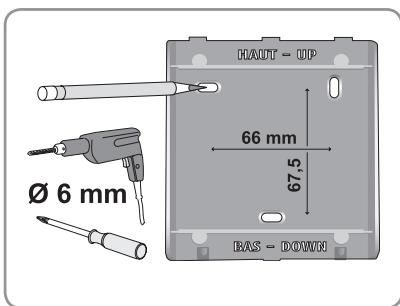 SOMFY THERMOSTAT ET RECEPTEUR 2401104 - Installation murale du thermostat sans fil - 1