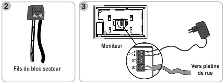 SOMFY VISIOPHONE V200 RTS 2401099 - INSTALLATION DU MONITEUR - 2