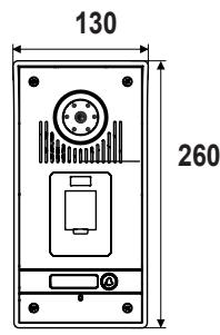 SOMFY VISIOPHONE V600 RTS - Dimensions (en mm) - 3