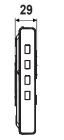 SOMFY VISIOPHONE V600 RTS - Dimensions (en mm) - 2