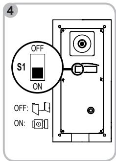 SOMFY VISIOPHONE V600 RTS - INSTALLATION DE LA PLATINE DE RUE ET RÉGLAGE DE L'ANGLE DE VUE DE LA CAMÉRA - 4