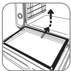 ROWENTA GOURMET OC3848 - · Démontage de la vitre interieure - 2