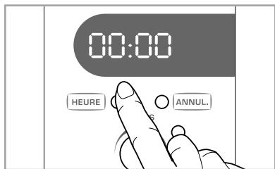 ROWENTA GOURMET PRO FC 365,  GOURMET PRO FC 366,  GOURMET PRO TU 360,  GOURMET PRO 38L,  GOURMET PRO FC365 - Mise à l'heure de l'horloge - 1